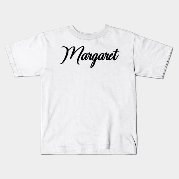 Name Of Margaret Kids T-Shirt by VictoriaNameArts